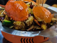 招牌香辣蟹-休记光头香辣蟹干锅店(衣冠庙店)