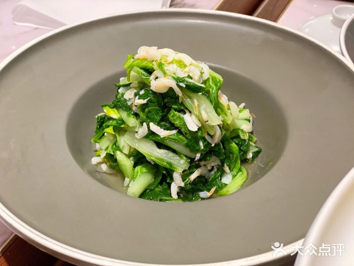 喜鼎海胆水饺(平安金融中心店)有机小白菜蒸虾皮图片