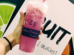 粉红荔枝鲜果茶-喜马可甜(高新店)