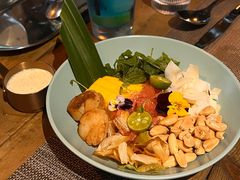 香芒柚子帆立贝沙律-喜洲吧·江畔老船厂·庭院餐厅(喜临院店)
