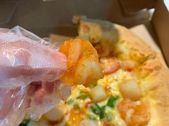扇贝大虾豪华比萨-达美乐比萨(红山店)