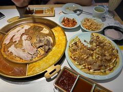 芝士煎蛋-猪啊牛呀羊啊铜盘烤肉(正大广场店)