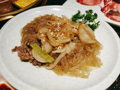 牛肉炒粉丝-猪啊牛呀羊啊铜盘烤肉(正大广场店)