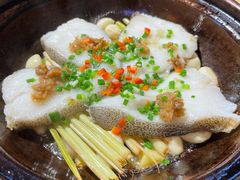 陈年菜脯啫鳕鱼-鲜潮里·粤式大排档