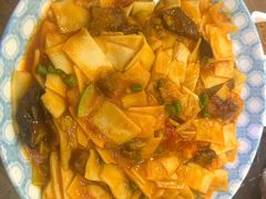 新疆炒面片-丝路传奇·中国拉面航母店(北医三院店)