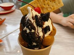 奥利奥牛奶雪糕鸡蛋仔芭菲-CHOCHENG&CO.(欢乐海岸店)