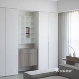 小户型必备一门到顶极简定制柜 高级又耐看