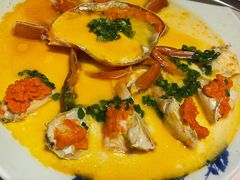 蛋羹蒸膏蟹-蟹榭(静安寺晶品商场店)