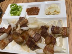 烤五花肉生菜-京玉菲饭店(李村店)