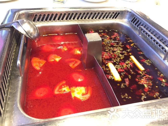 海底捞火锅(九眼桥店)番茄锅拼红锅图片 - 第27张