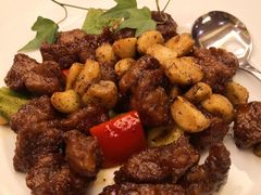 金蒜雪花牛肉粒-南湖春色海鲜食府(中兴街店)
