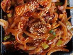 五花肉鱿鱼-郑阿姨的家·이모네·韩料&烤肉(武川路店)