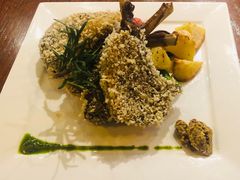 香料面包碎烤羊排-斯比特花园西餐厅(东方商厦店)