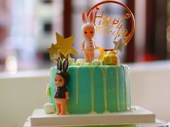 蛋糕烘焙diy-咖咖熊蛋糕定制·蓝风车动物奶油