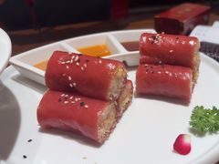 红米脆皮鲜虾肠-蝴蝶里·粤菜·点心(龙湖杭州金沙天街店)