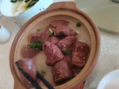 韭菜胡椒烩猪红-麒麟濠景家宴(麒麟店)