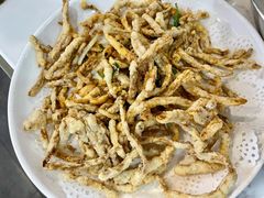 干炸茶树菇-老四川平头酸菜鱼(衙前店)