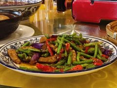 茄子煸豆角-乡村小灶(先锋岛店)