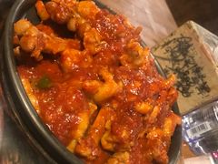 辣炒鸡爪-包装马车·韩国料理·포장마차