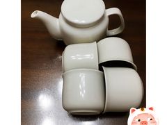 茶杯、茶壶（米白色瓷器）-MUJI无印良品(万达太原街店)
