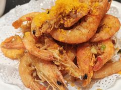 美味椒盐鲜虾-紫光园·烤鸭·北京菜(团结湖店)