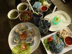 -蝶豆花蓝面条