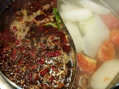 鸳鸯锅-赞花婆鲜兔辣卤火锅