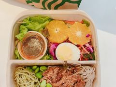 日式荞麦面鸡肉色拉-星巴克臻选(湖滨道店)
