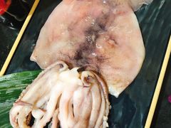 秘制鲜鱿鱼-牛味道炭火烤肉(湖前总店)