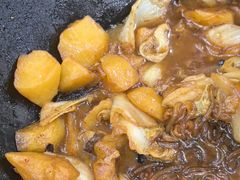 -粘豆包柴火铁锅炖