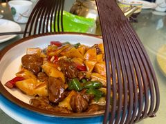 黑椒牛肉粒炒年糕-梁溪河畔·吉府花园(南长街南下塘店)