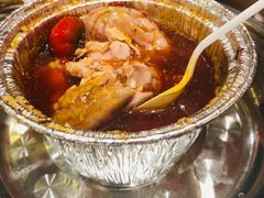 烤脑花-宝记烧烤·碳锅羊肉·羊蝎子火锅·夜食社(文体路创始店)