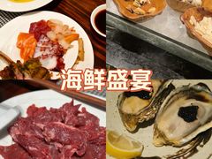 -广州万富希尔顿酒店·感趣自助餐厅·金秋蟹宴生蚝海鲜刺身