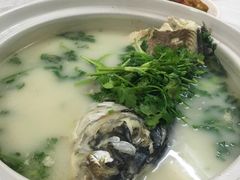 炒锅鱼头-天乐农家鱼头王(天目湖店)