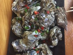 芥酱清蒸生蚝-活泼海鲜烧烤(美食街总店)