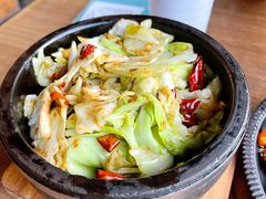 炝炒手撕包菜-花椒笑成都小馆(百脑汇店)
