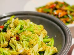 干锅有机菜花-小河盐帮·私家菜·烤鸭(三元桥·霄云路店)