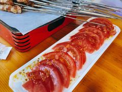 桂花酱西红柿-四禧精酿铜锅涮肉·烧烤工场(大明湖店)