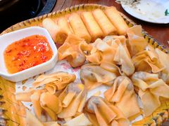 炸牛奶拼炸云吞-阿多私房菜(顺德店)