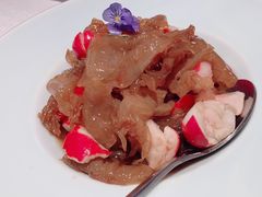 红头萝卜拌蛰头-北平楼·烤鸭·北京菜(牡丹园店)