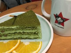 抹茶蛋糕-雕刻时光咖啡馆(师大路店)