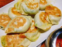 鸡蛋韭菜锅贴-金谷园饺子·烧烤(人大总店)