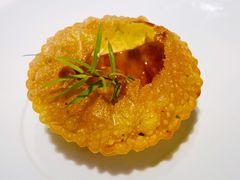 红烧花胶公配葱香饼-二十四单 淮扬新味