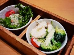 西兰花大虾佐味增蛋黄酱-胜博殿日式炸猪排(西红门店)