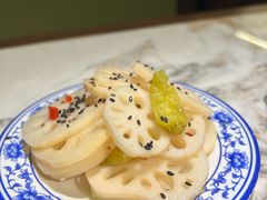 凉拌莲藕-雁滩白记·兰州牛肉面
