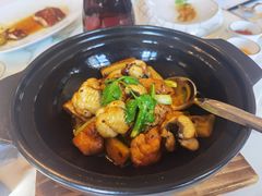 凉瓜豉味海鳗煲-宝丽轩中餐厅BAOLIXUAN
