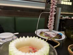 -得意咚瓜·顺德鱼生·冬瓜盅火锅