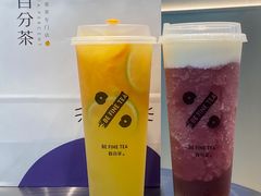 手舂肉肉葡萄奶缇-百分茶(盐城宝龙店)