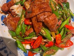 青蒜杭椒炒猪肝-锦荟JINHUI·浙江小馆(上海荟聚店)