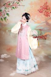 -后宫·古装汉服京剧儿童亲子全家福摄影